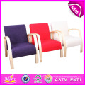 New Product Wooden Relax Sitting Chair, Comfortable Wooden Toy Relax Sofa Chair, Best Seller Wooden Relax Chair W08f030